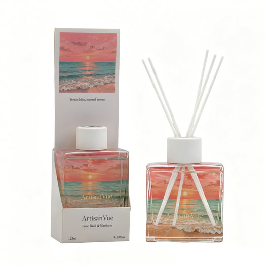 Bulk 6 Artisan Vue Lime Basil & Mandarin Reed Diffuser
