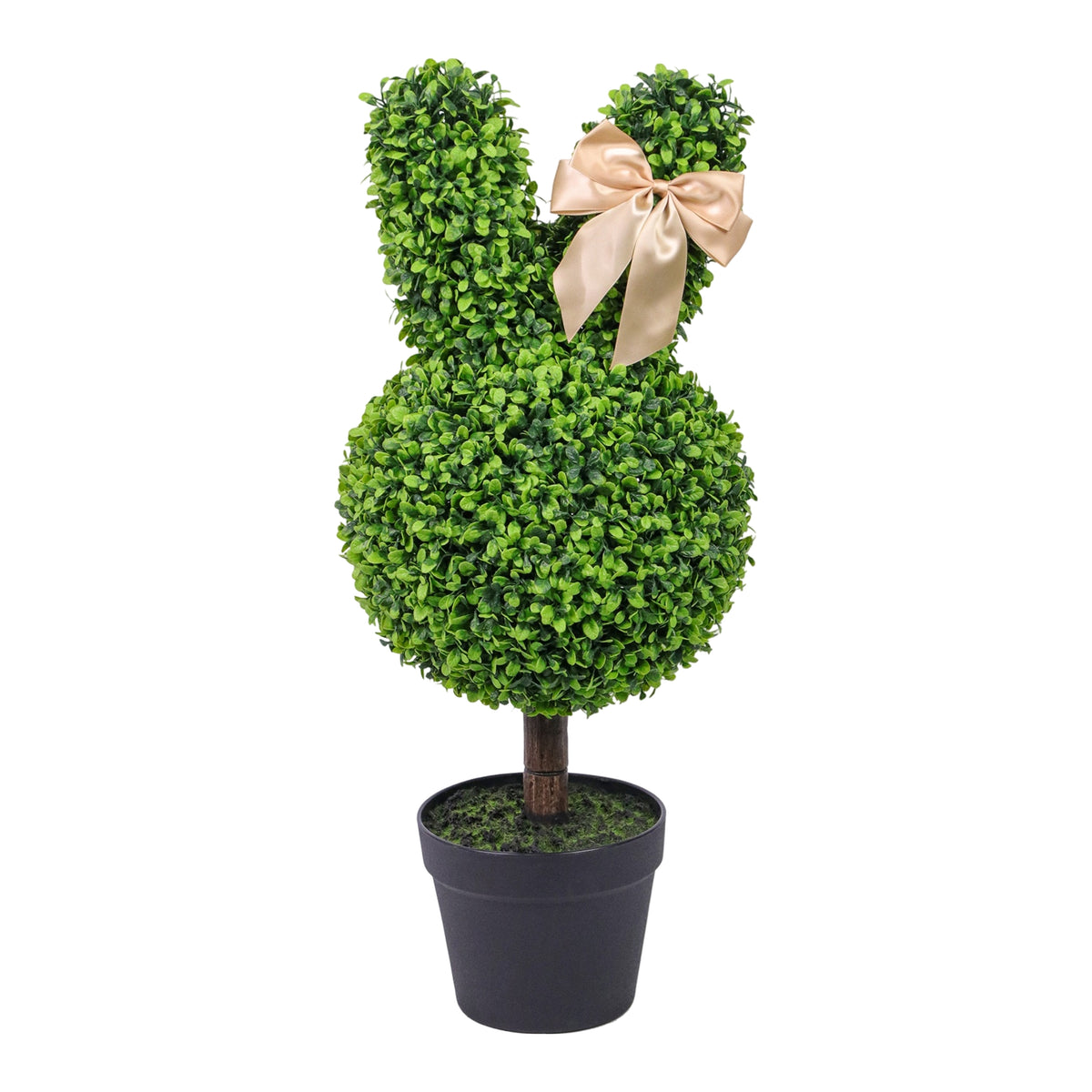 Bulk 2 Artificial Bunny Shaped Topiary Tree 25x60cm