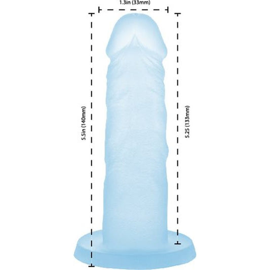 Cocktails Silicone Dildo Blue Lagoon 5.5in