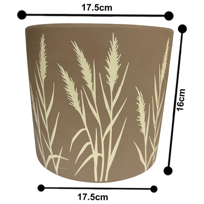 Set 3 Asst Flowergrass Design Planters w Hole + Plug 17cm - Image 4
