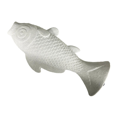 Contemporary White Fish Vase / Ornament 30cm - Image 3