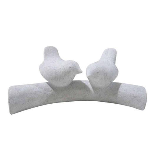 Contemporary 2 Birds On Branch Ornament 20cm