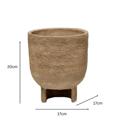 Set 3 Asst Curve Base Planters w Hole + Plug 20cm - Image 5