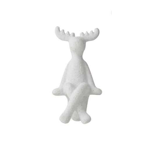 White Reindeer Pot Hanger 6*4.5*12cm