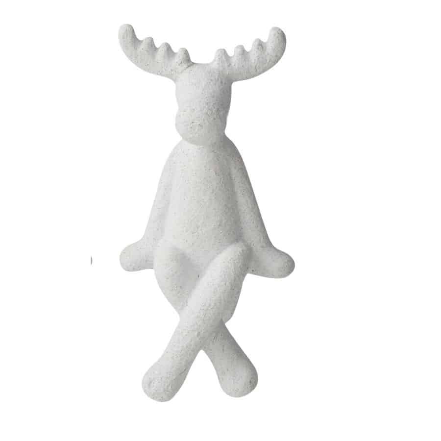 White Reindeer Pot Hangers7.5*5*15cm
