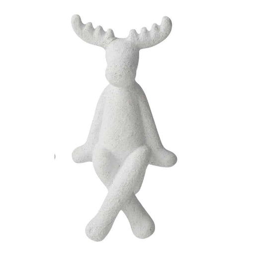 White Reindeer Pot Hangers7.5*5*15cm