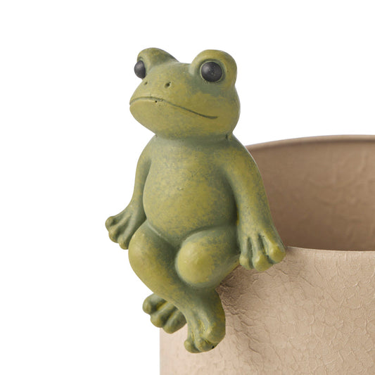 Jeremiah the Frog Pot Sitter Large 7 x 5 x 9.5 cm