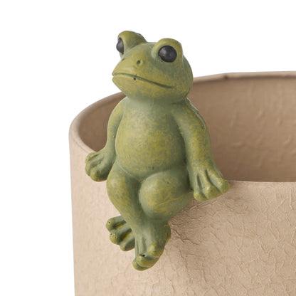 Jeremiah the Frog Pot Sitter Small 5.5 x 4.5 x 7.5 cm