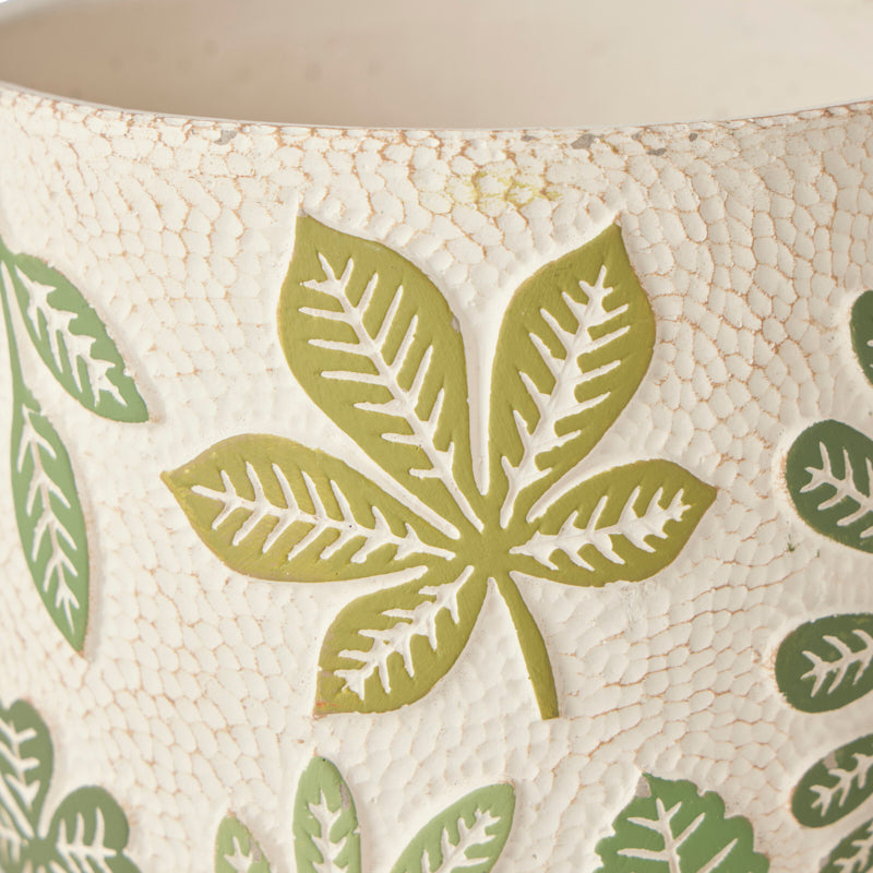 Leaf it to Me" Pot Large 14 x 14 x 13 cm"