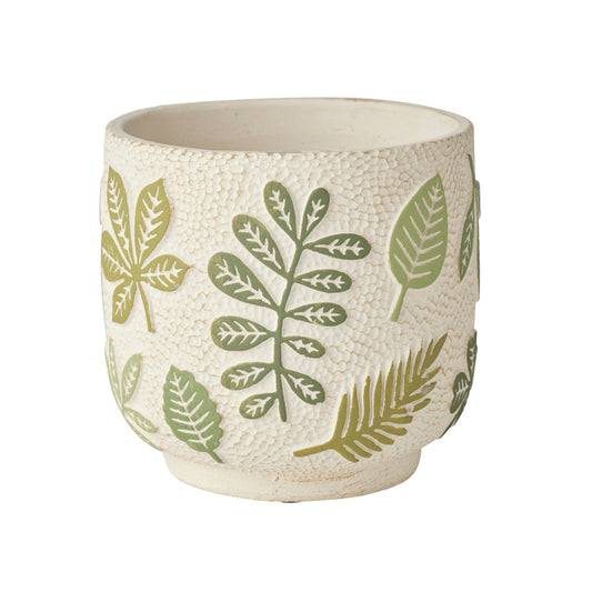 Leaf it to Me" Pot Small 12.5 x 12.5 x 11.5 cm"