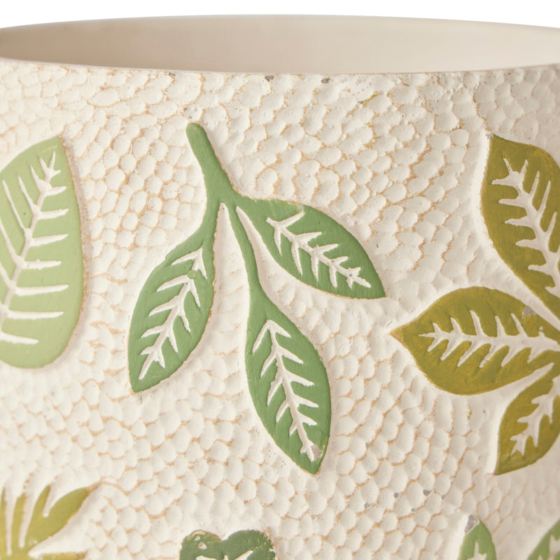Leaf it to Me" Pot Small 12.5 x 12.5 x 11.5 cm"