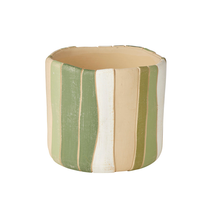 Stripe Hype Pot Large 17.5 x 17.5 x 16 cm