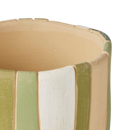 Stripe Hype Pot Large 17.5 x 17.5 x 16 cm