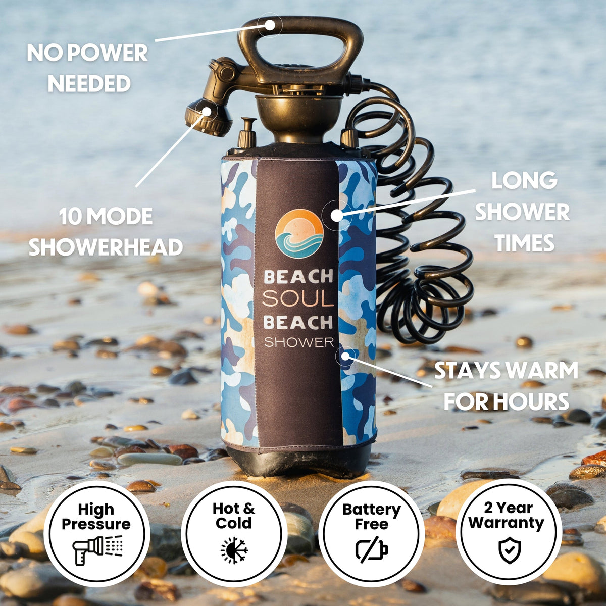 Portable Shower Chill Chameleon 8L