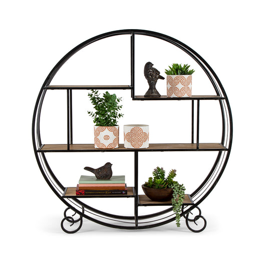 Round Elementals Floating Floor Shelf 90cm