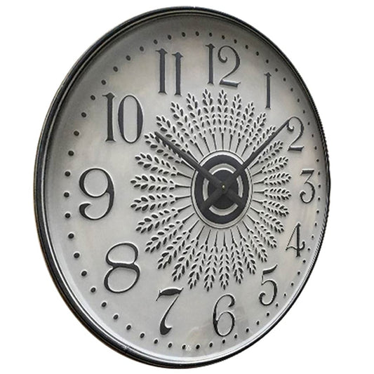 XLarge Moda Glass Front Wall Clock 70cm