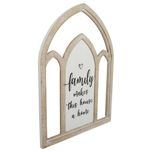 Arch 'Family Makes Home' Wall Art 46x60cm - Image 2