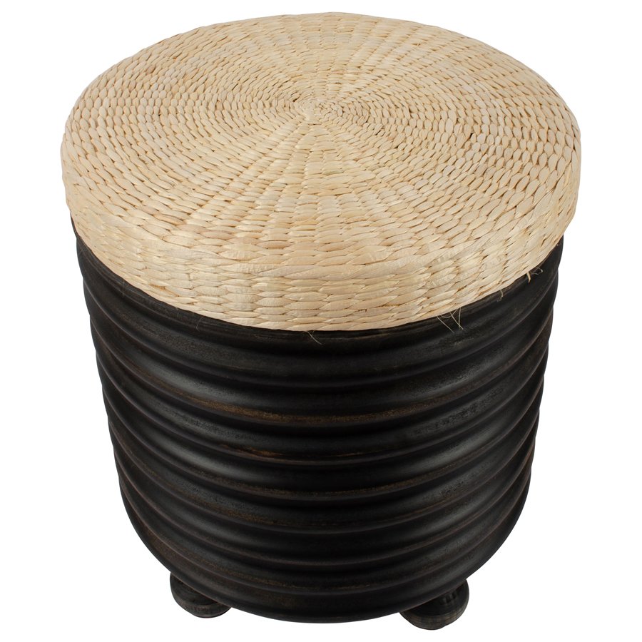 Nero Wave Stool / Side Table 40x45cm - Image 2