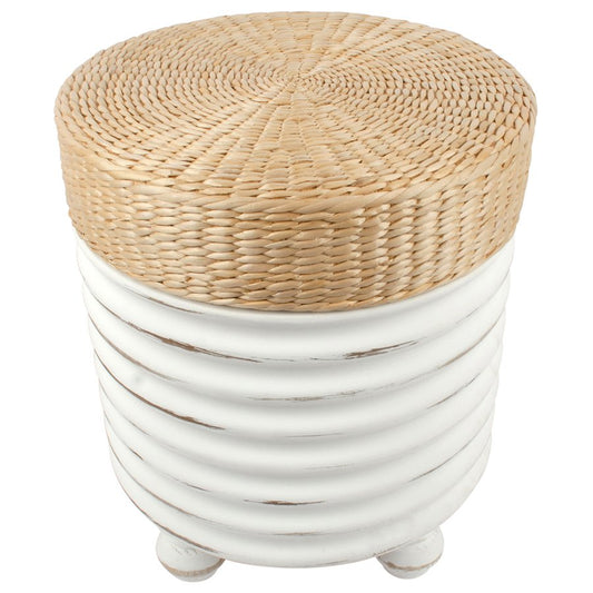 Hamptons Wave Stool / Side Table 40x45cm - Image 2