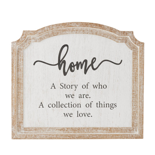Wooden Home Wall Art 45cm