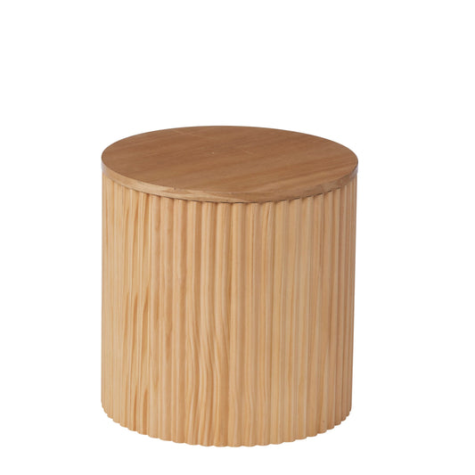 Wooden Pillar With Fluted Panelling 40cm