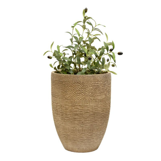 Subtle Textured Contemporary Planter 43cm