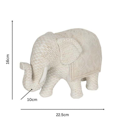 Woven Look Mum Elephant Ornament 22cm - Image 4
