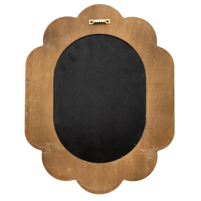 Smiling Sheep Framed Wall Art 39cm - Image 2
