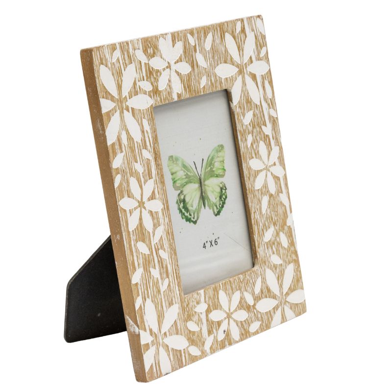 Flowers Design Photo Frame '4x6in' 23cm - Image 2