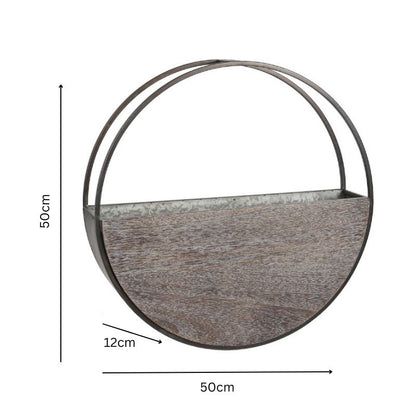 Timber Elemental Wall Planter 50cm - Image 4