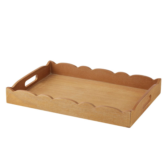 Belle Scolloped Serving Tray 48cm