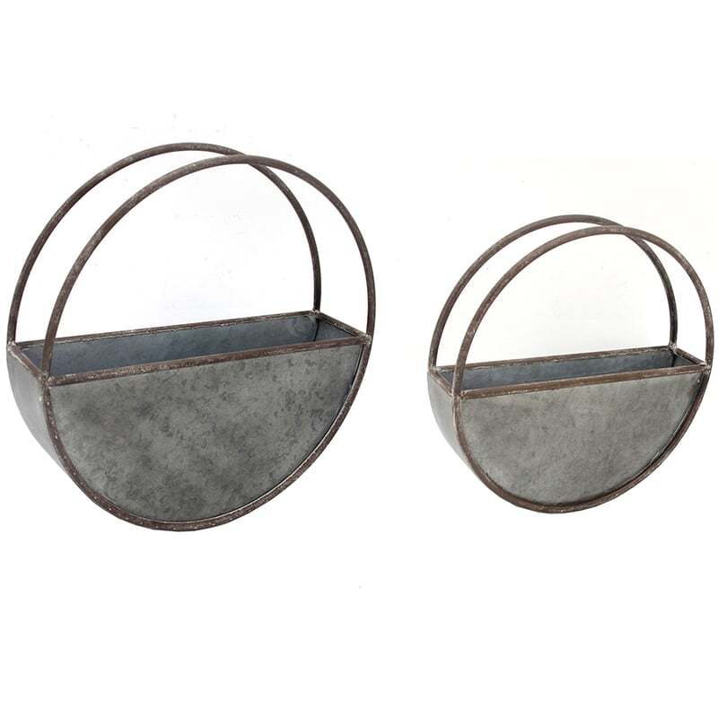 Set 2 Nested Floating Elemental Wall Planters