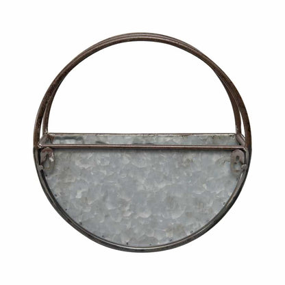 Set 2 Nested Floating Monstera Wall Planters 35x14cm - Image 5