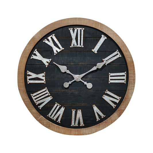 Vintage Industrial Wall Clock 60cm