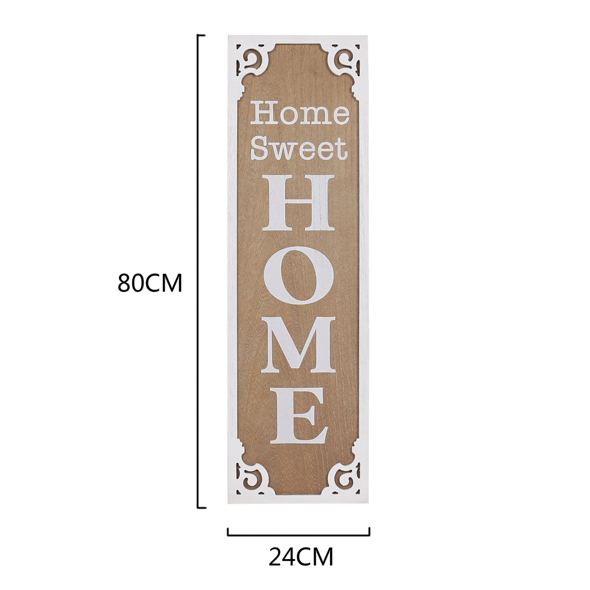 80cm Hamptons Home Sweet Home Wall Art 80cm - Image 2