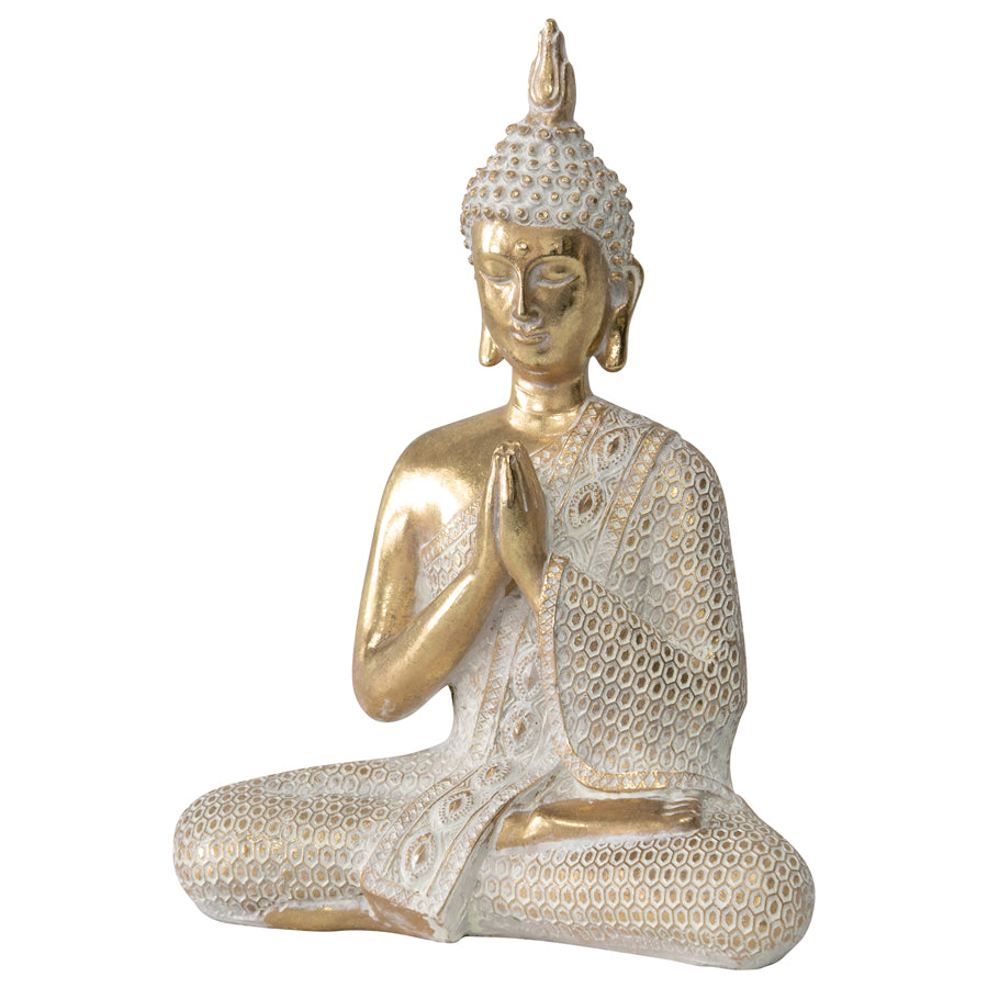 Seated Praying Buddha Statue 28cm - Image 3