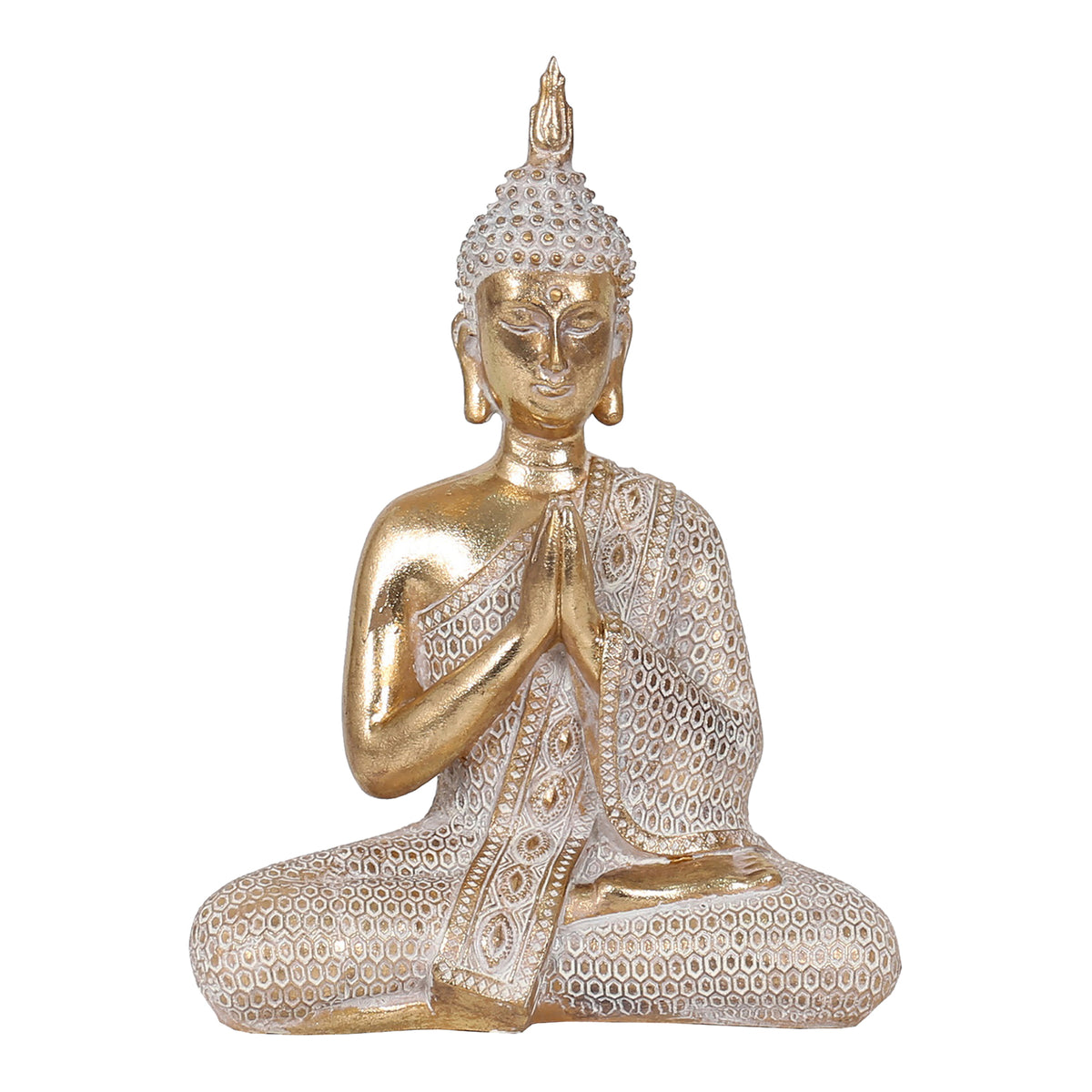 Seated Praying Buddha Statue 28cm