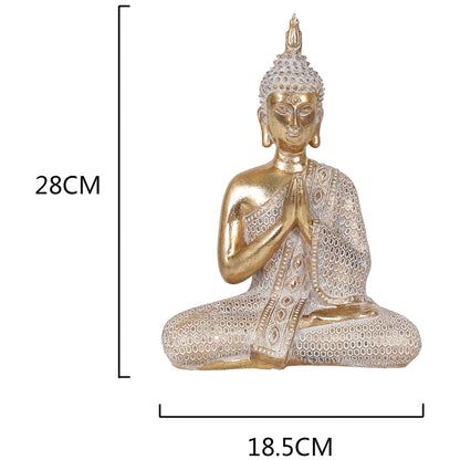 Seated Praying Buddha Statue 28cm - Image 2