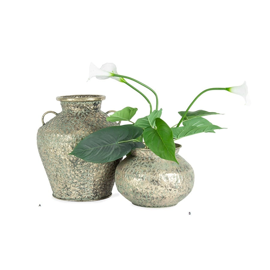 Hammered Squat Bowl Lip-Antique Gold 28x21cm - Image 3