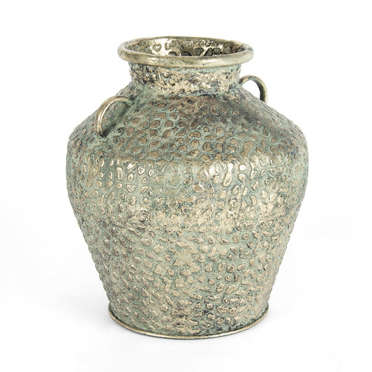 Hammered Urn-Antique Gold 30x35cm - Image 2