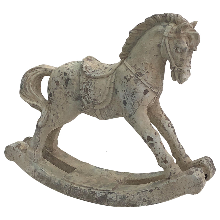 Antique Finish Rocking Horse 37x31cm
