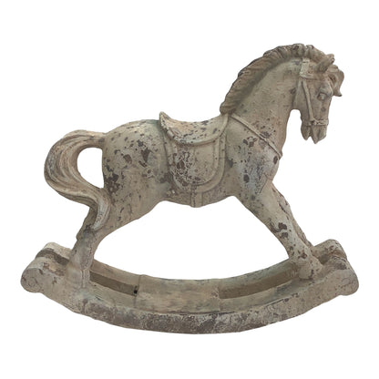 Antique Finish Rocking Horse 37x31cm - Image 2