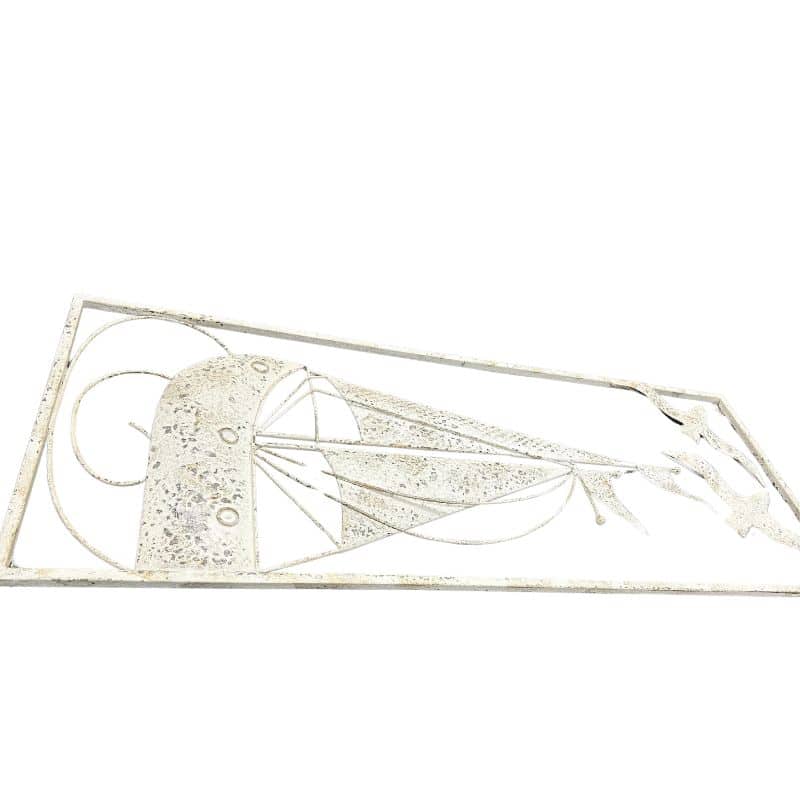 Distressed Finish Sail Boat Wall Art 90cm - Image 2