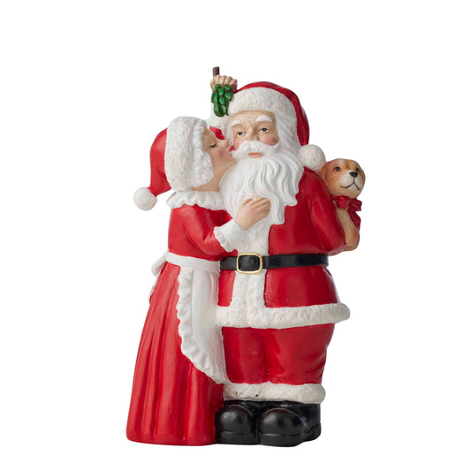 Mr & Mrs Santa Christmas Figurine