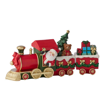 Santa Christmas Train Decoration