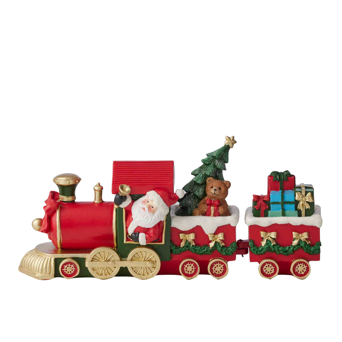 Santa Christmas Train Decoration
