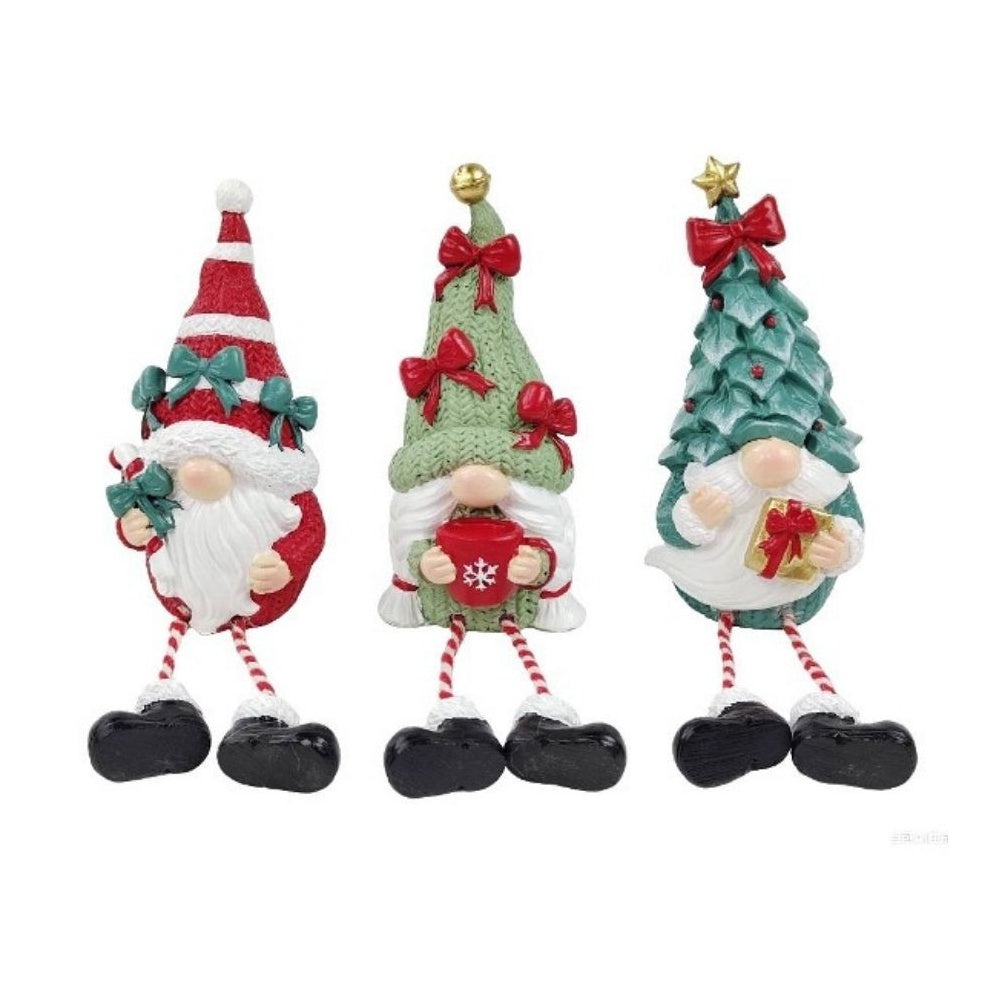 Christmas Gnome Shelf Sitter Set of 3