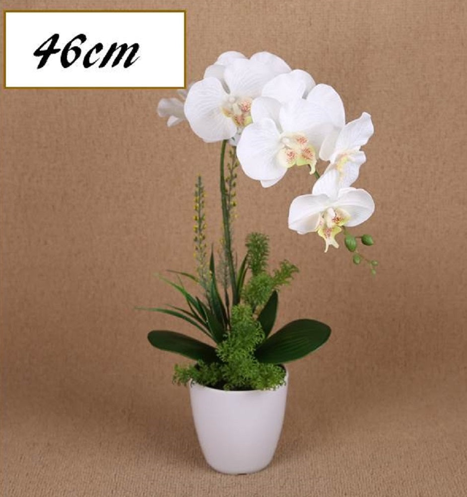 Artificial One Stem Orchid 46cm