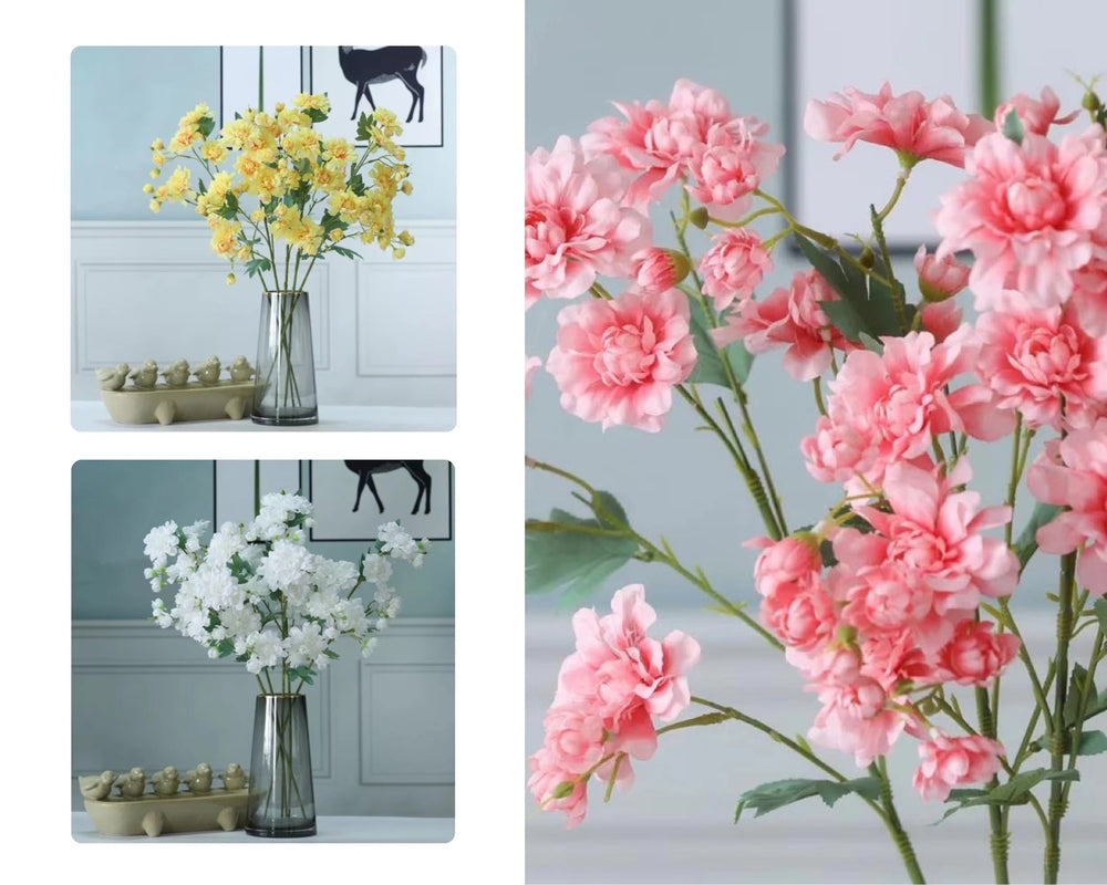 bulk 24 Artificial Peony Assorted 63cm