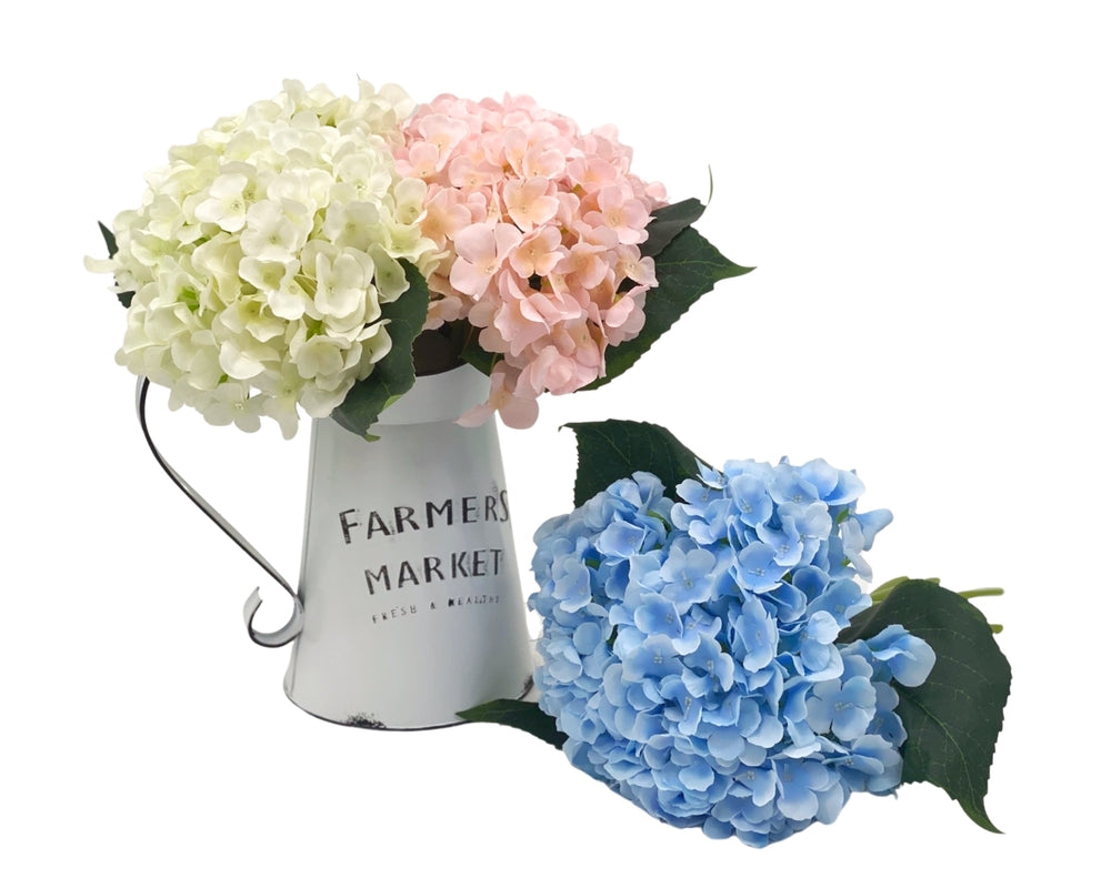 bulk 12 Artificial Hydrangea Bunch 35cm